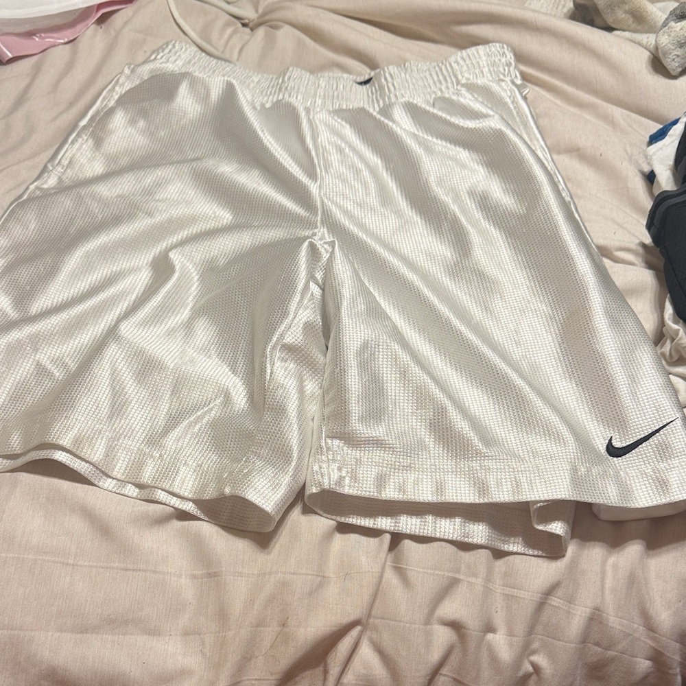 Nike Mens white Athletic Shorts
